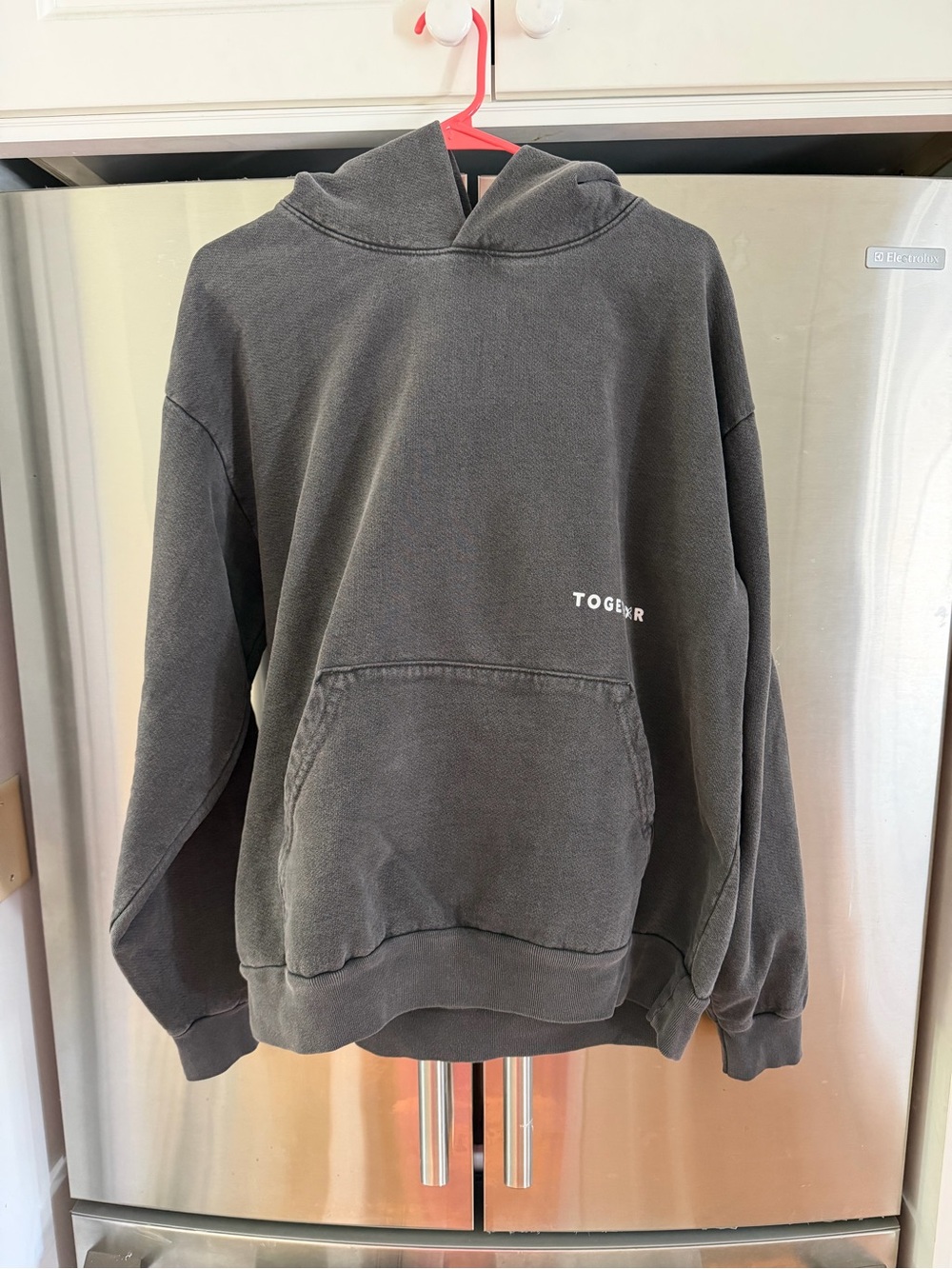 Together Women’s Washed Black Hoodie “Everyone Watches Women’s Sports”